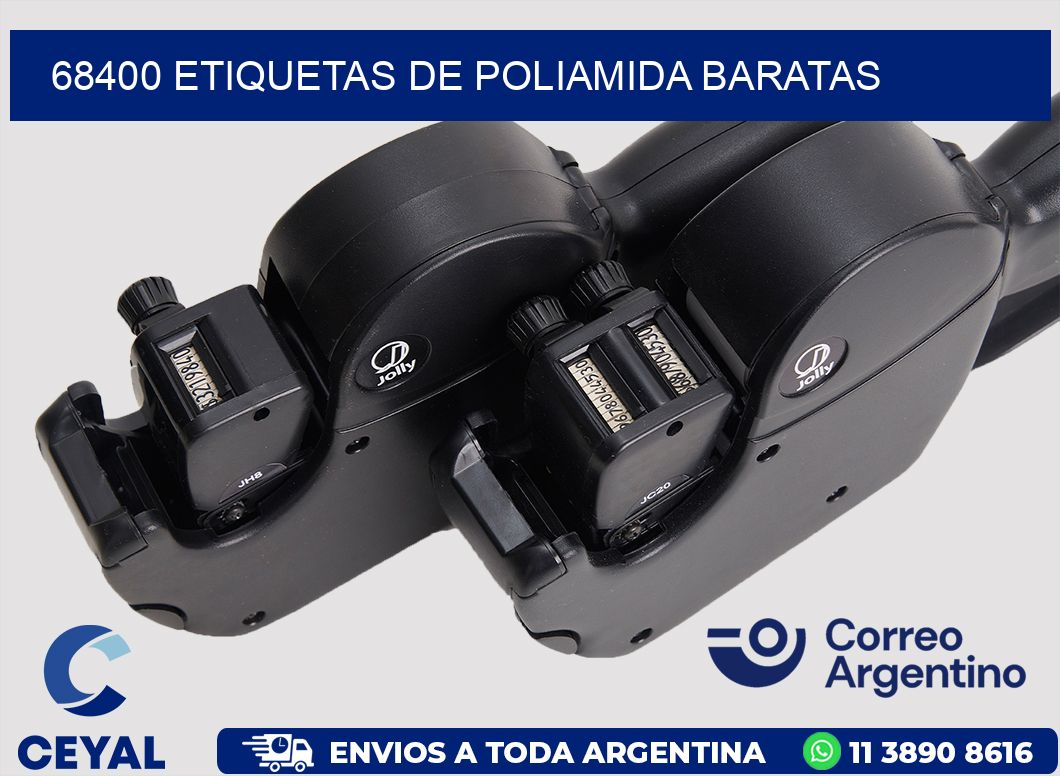 68400 etiquetas de poliamida baratas