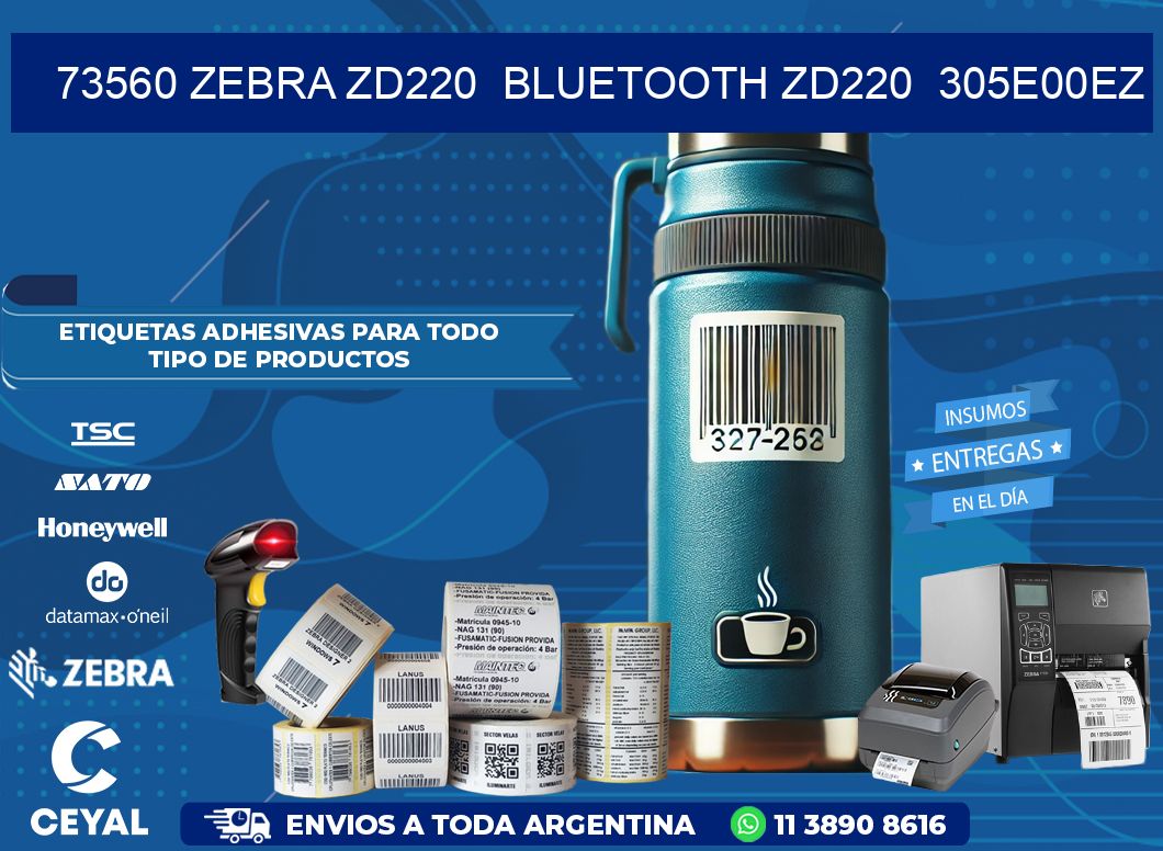 73560 Zebra ZD220 Bluetooth ZD220 305E00EZ