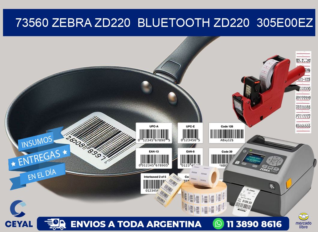 73560 Zebra ZD220 Bluetooth ZD220 305E00EZ