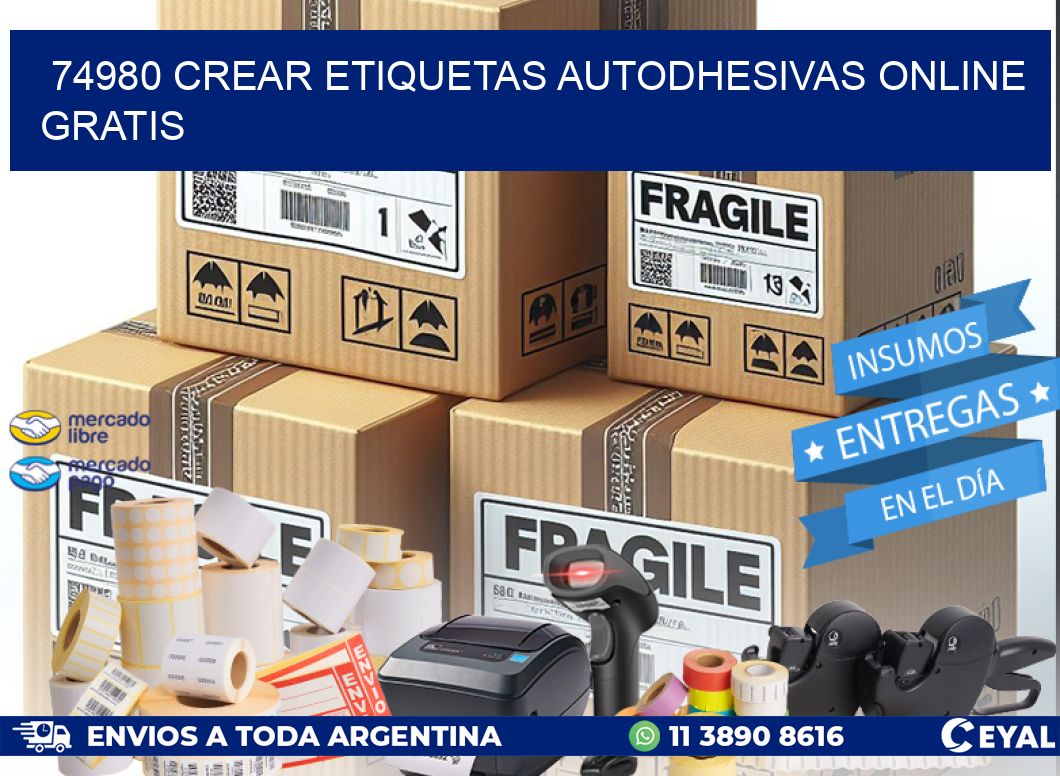 74980 Crear etiquetas autodhesivas online gratis