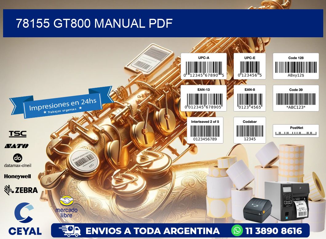 78155 GT800 manual PDF