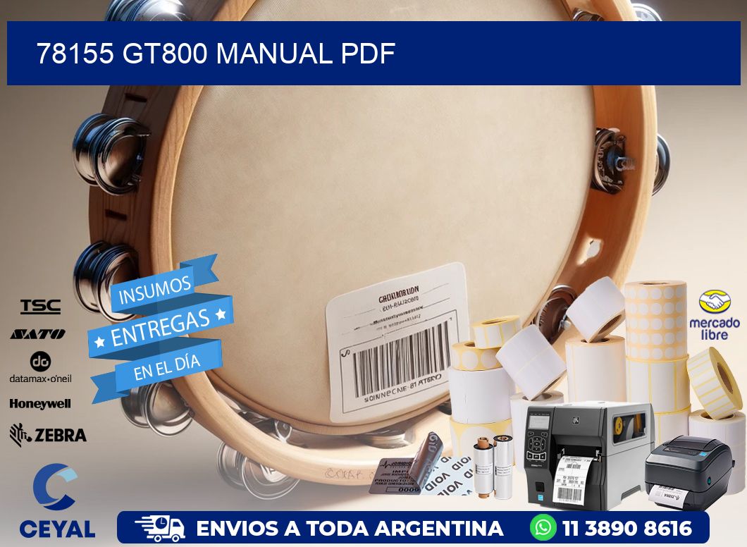 78155 GT800 manual PDF