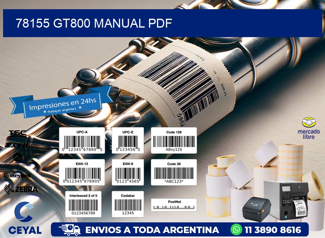 78155 GT800 manual PDF
