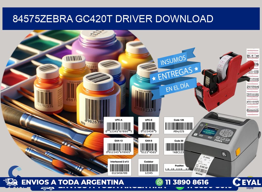 84575Zebra GC420t driver download