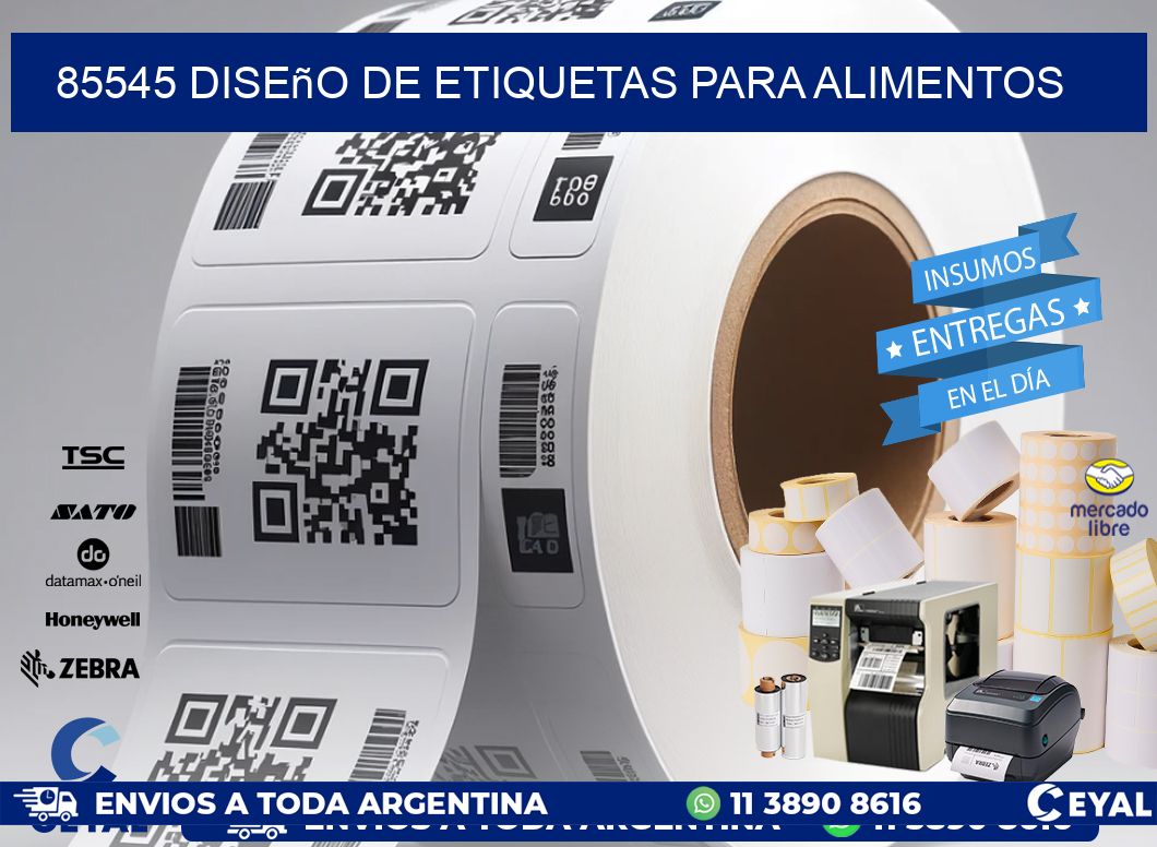 85545 Diseño de etiquetas para alimentos