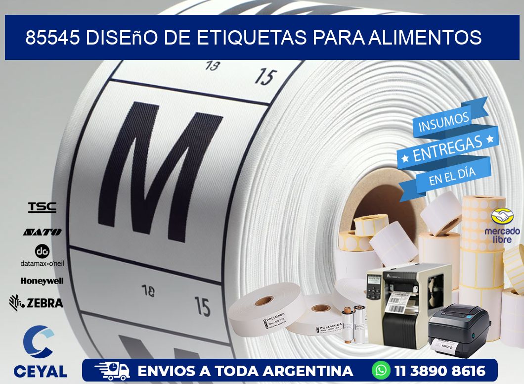 85545 Diseño de etiquetas para alimentos