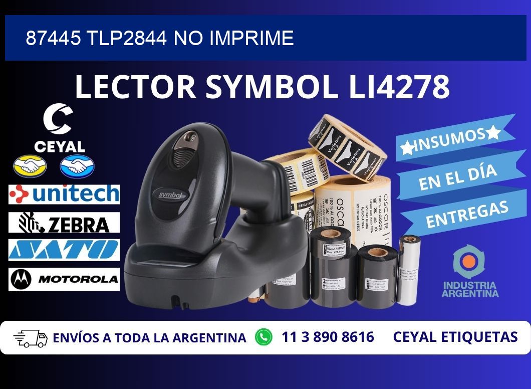 87445 TLP2844 no imprime