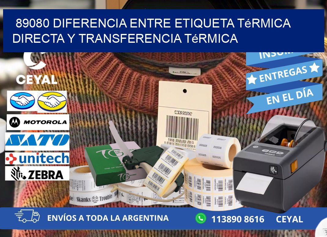 89080 diferencia entre etiqueta térmica directa y transferencia térmica