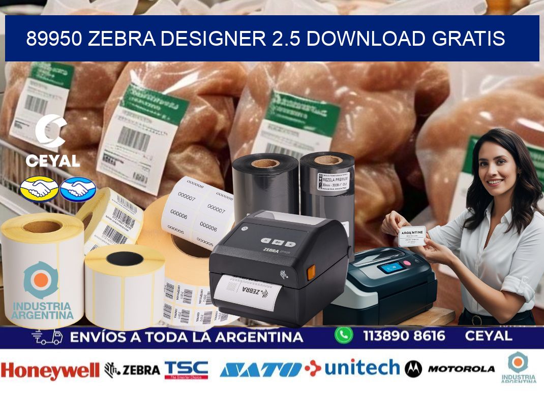 89950 Zebra designer 2.5 download gratis
