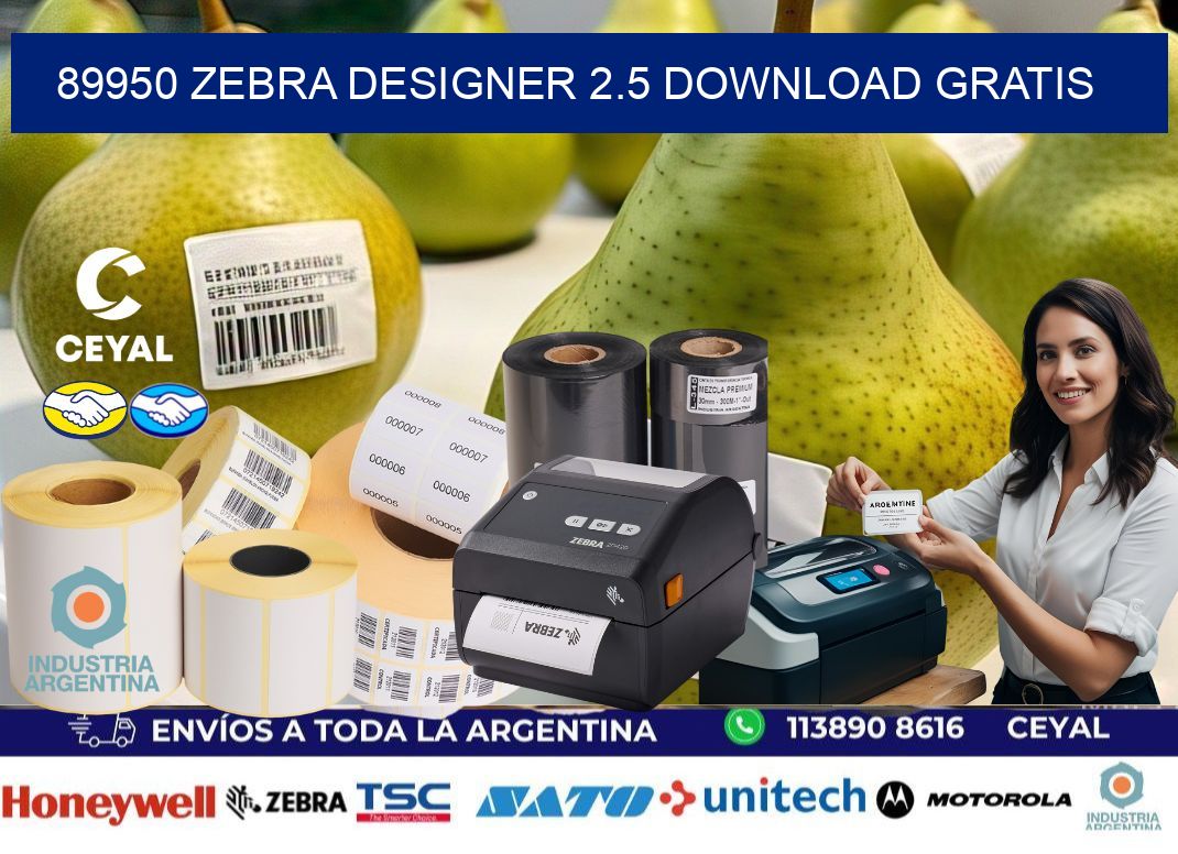 89950 Zebra designer 2.5 download gratis