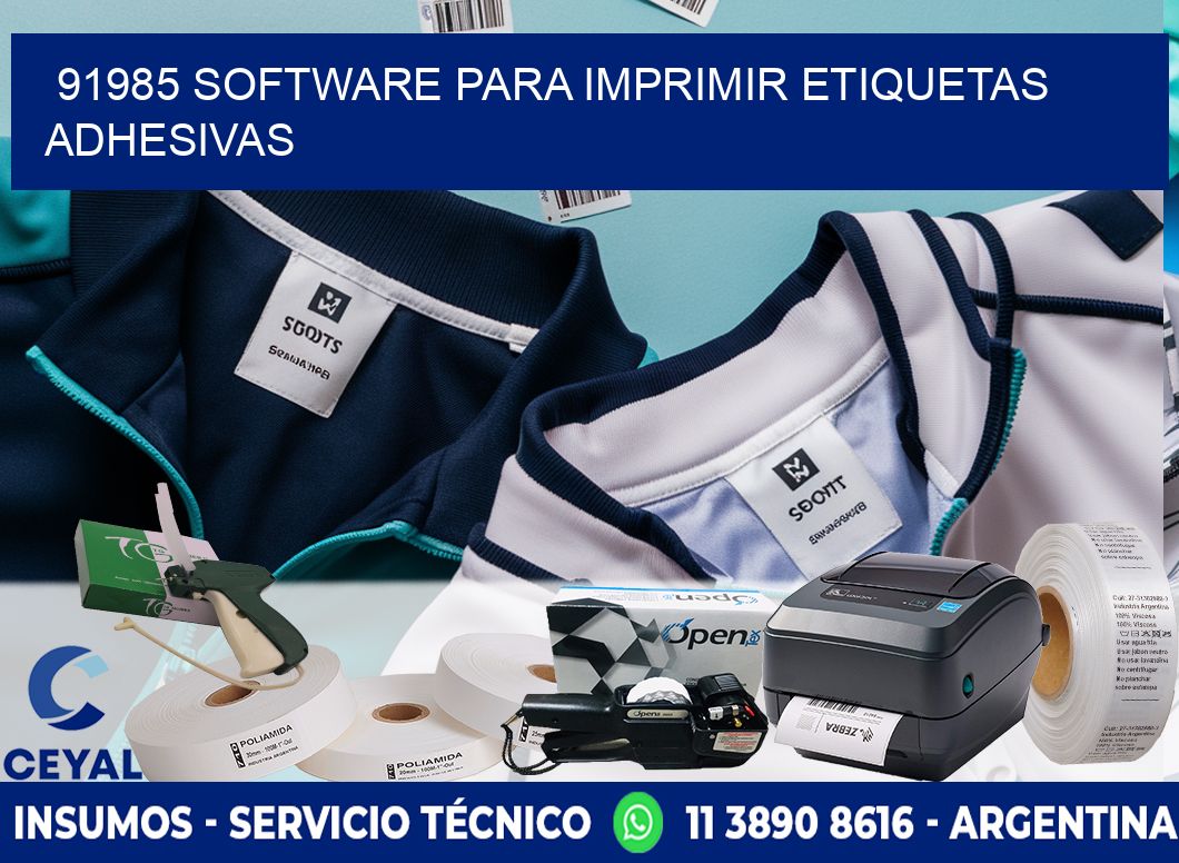 91985 software para imprimir etiquetas adhesivas