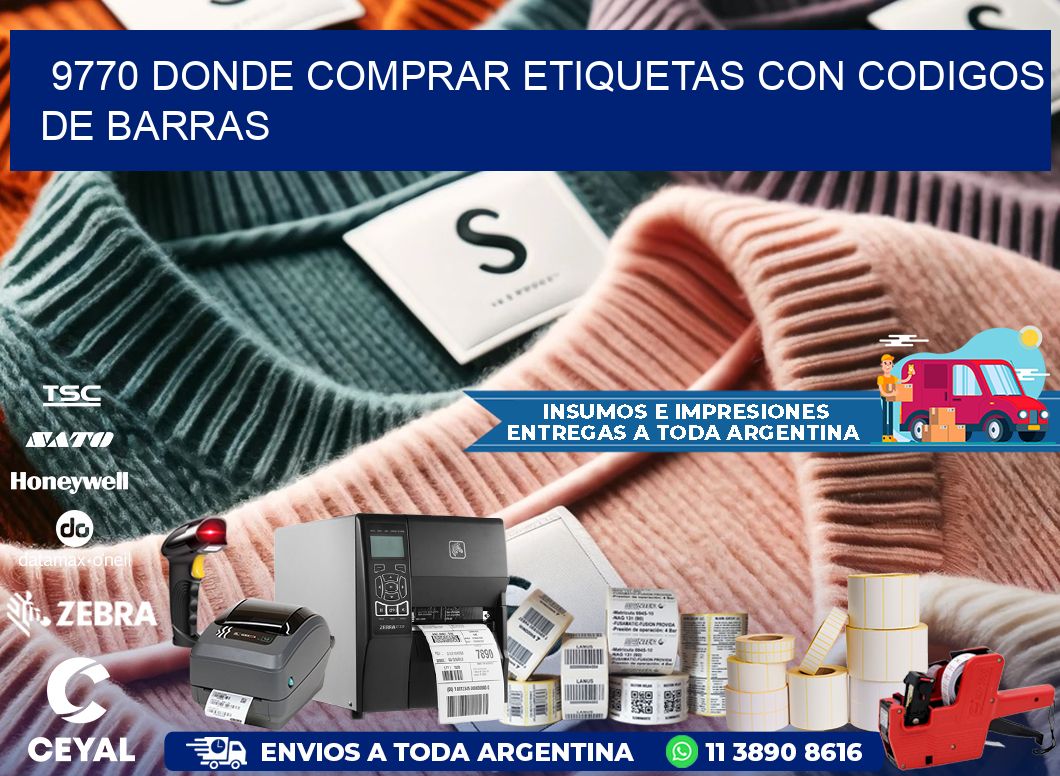 9770 Donde comprar etiquetas con codigos de barras