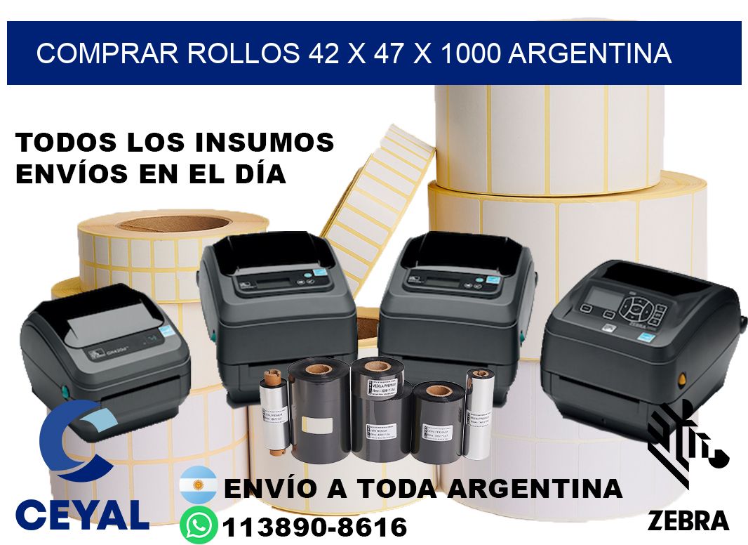 Comprar Rollos 42 x 47 x 1000 argentina