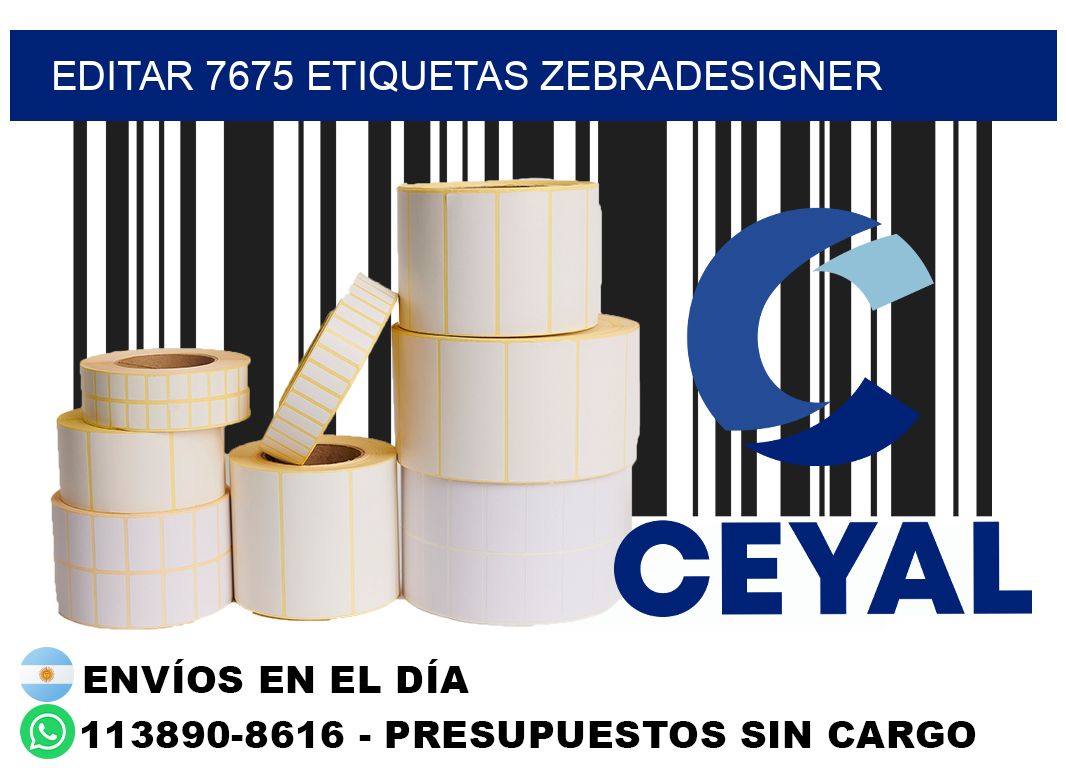 EDITAR 7675 ETIQUETAS ZEBRADESIGNER