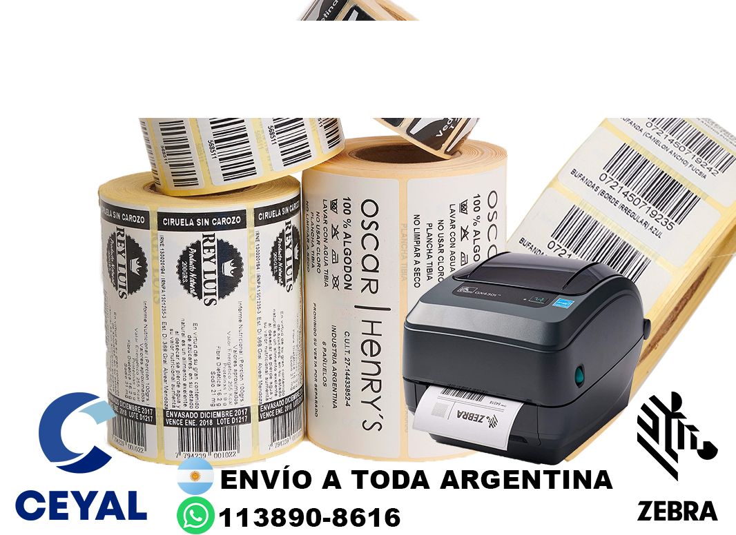 ETIQUETAS PARA MAYORISTAS Y MINORISTAS 80 x 29