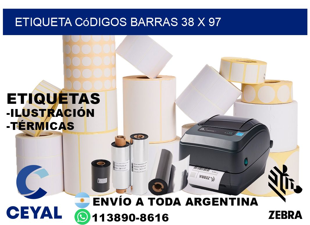 etiqueta códigos barras 38 x 97
