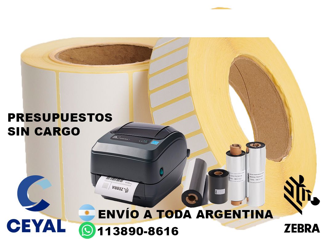 etiquetas blancas 43 x 57