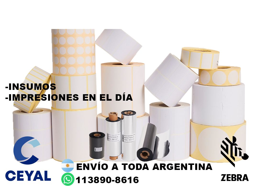 etiquetas personalizada  31 x 35 x 1000