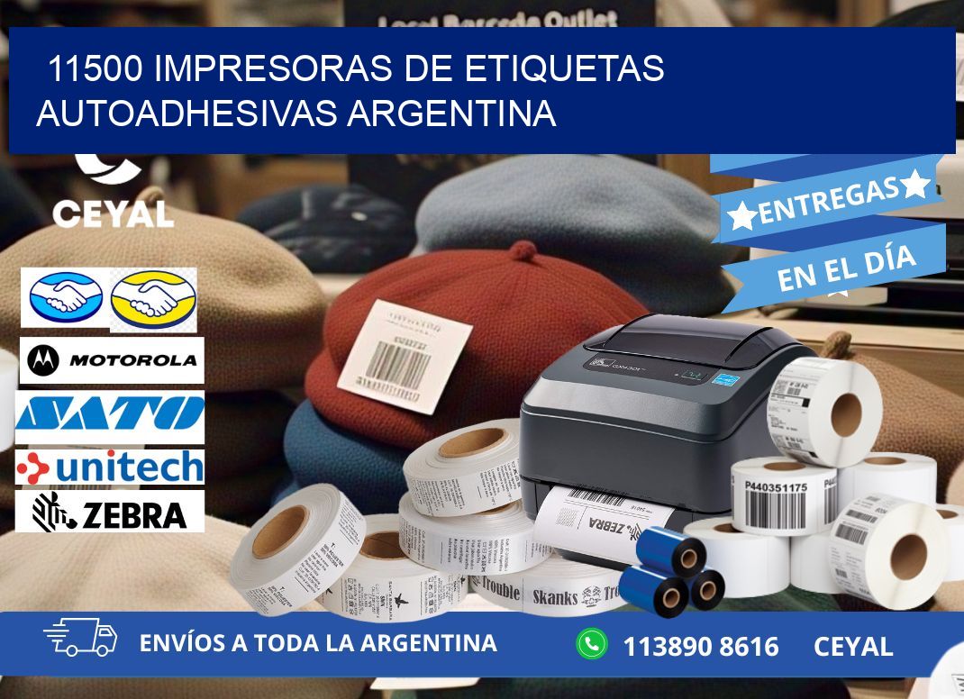 11500 Impresoras de etiquetas autoadhesivas argentina