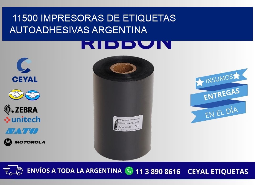 11500 Impresoras de etiquetas autoadhesivas argentina