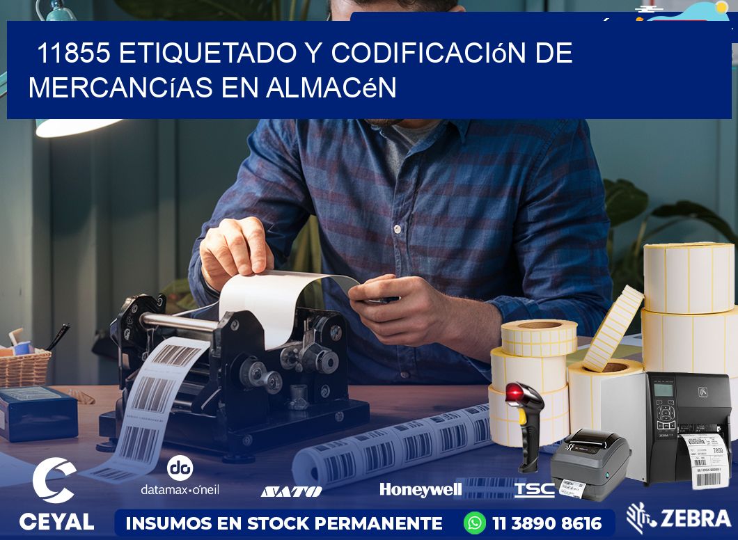 11855 Etiquetado y codificación de mercancías en almacén