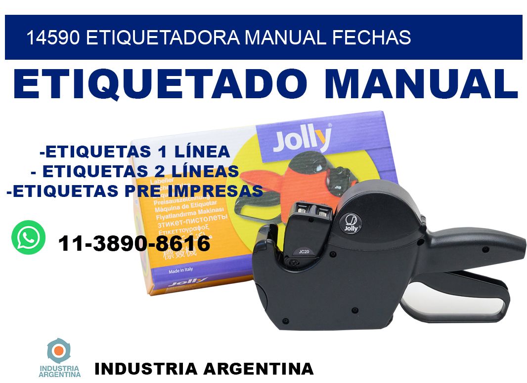 14590 etiquetadora manual fechas