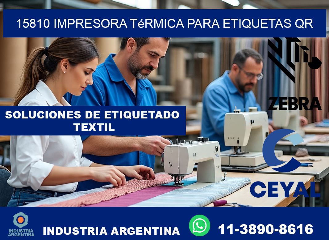 15810 impresora térmica para etiquetas QR