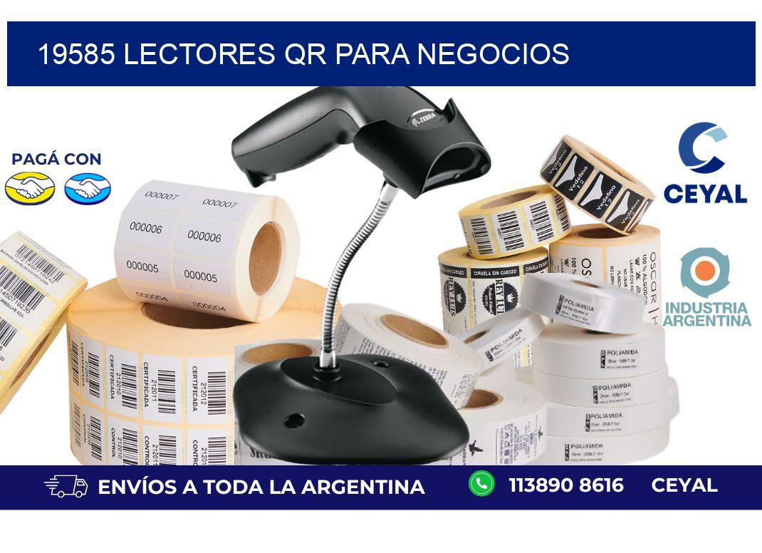19585 lectores qr para negocios
