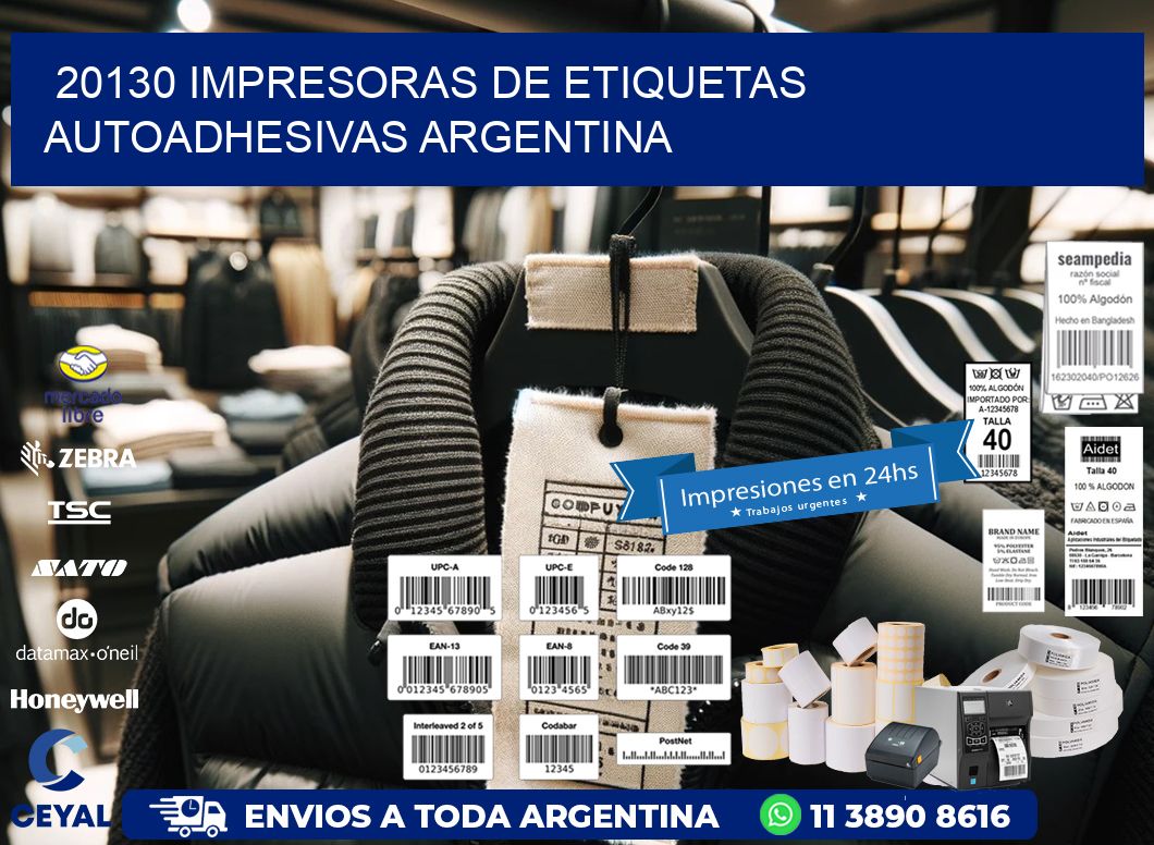 20130 Impresoras de etiquetas autoadhesivas argentina