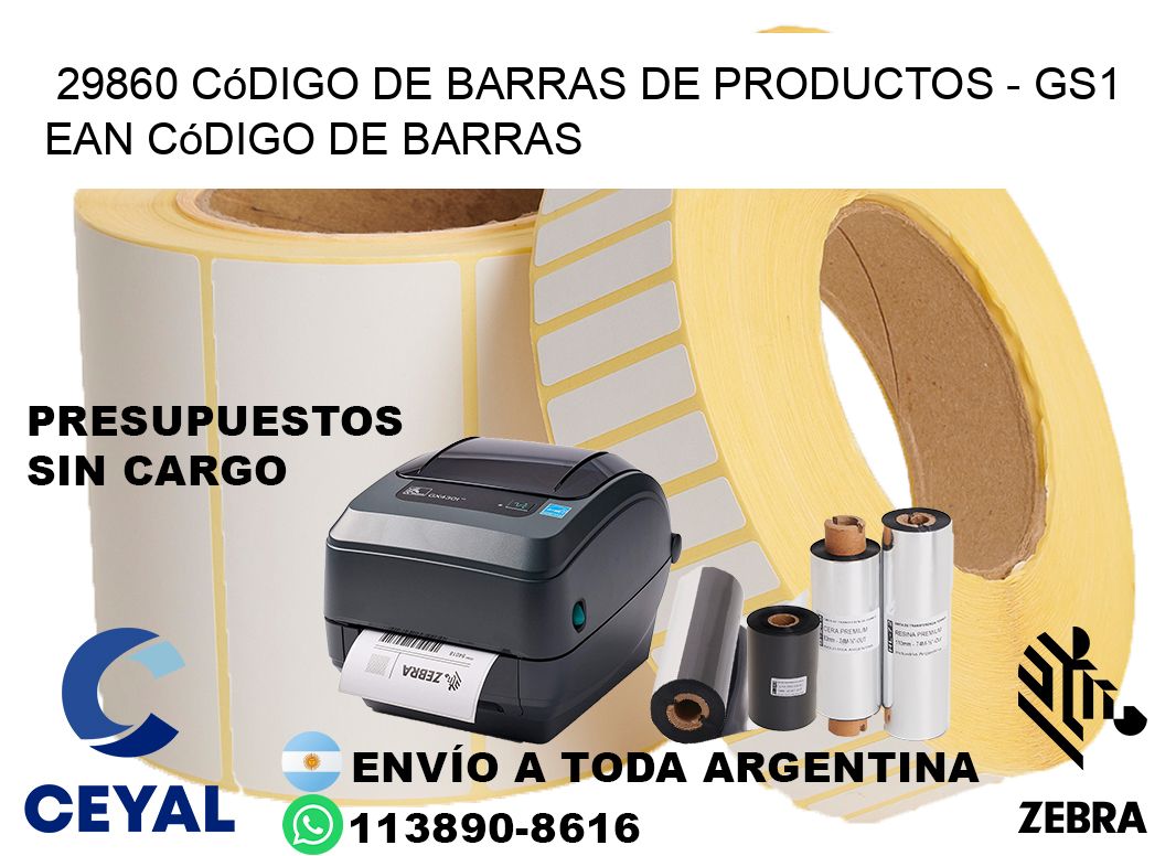 29860 Código de Barras de productos – GS1 ean Código de Barras