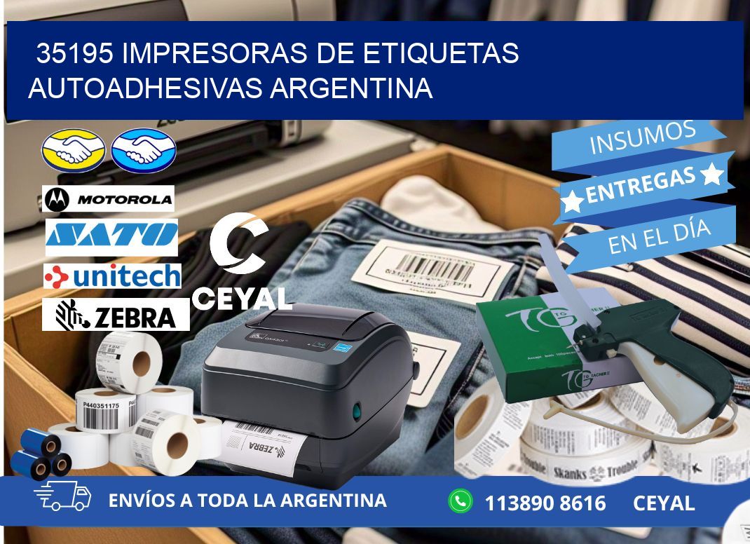 35195 Impresoras de etiquetas autoadhesivas argentina