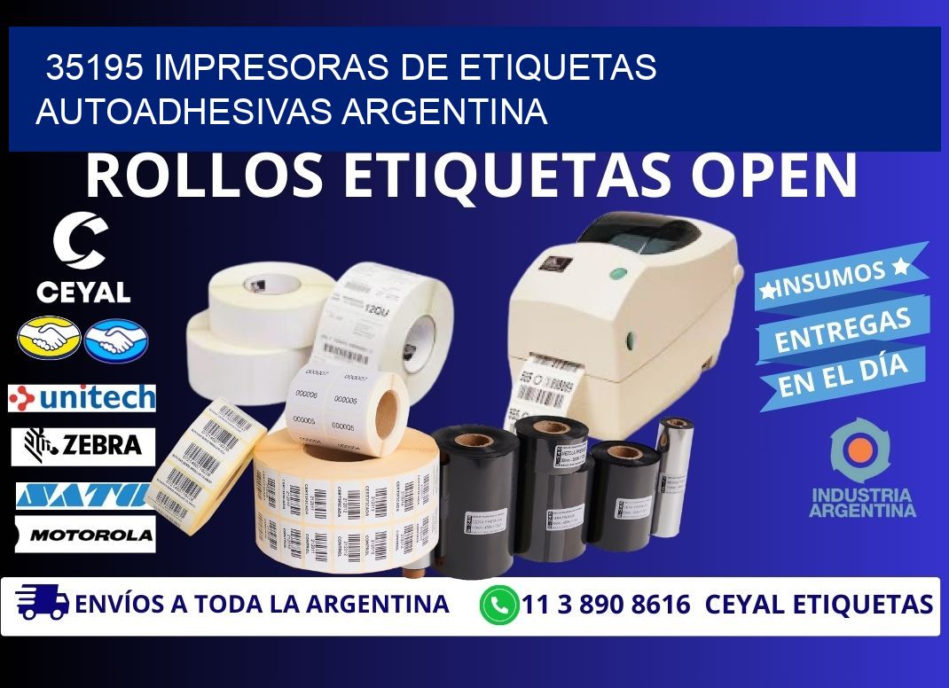 35195 Impresoras de etiquetas autoadhesivas argentina