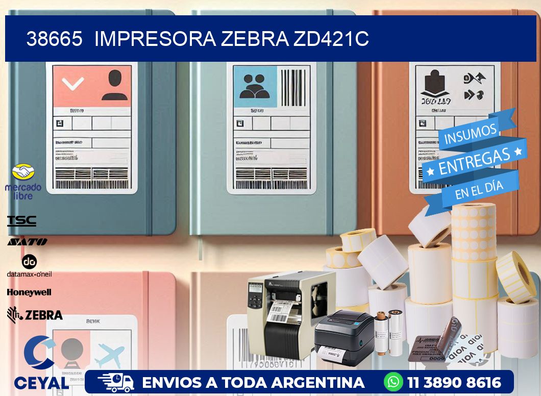 38665 Impresora Zebra zd421c