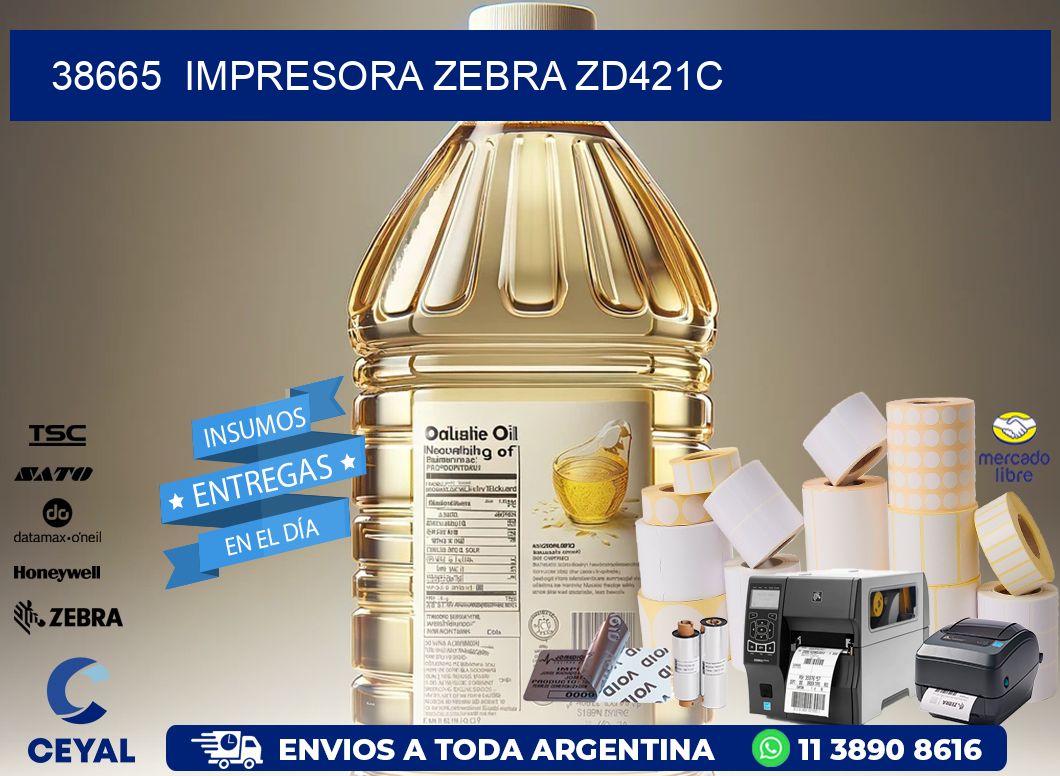 38665 Impresora Zebra zd421c