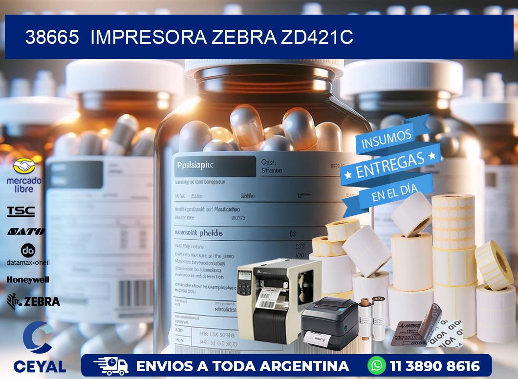 38665  Impresora Zebra zd421c
