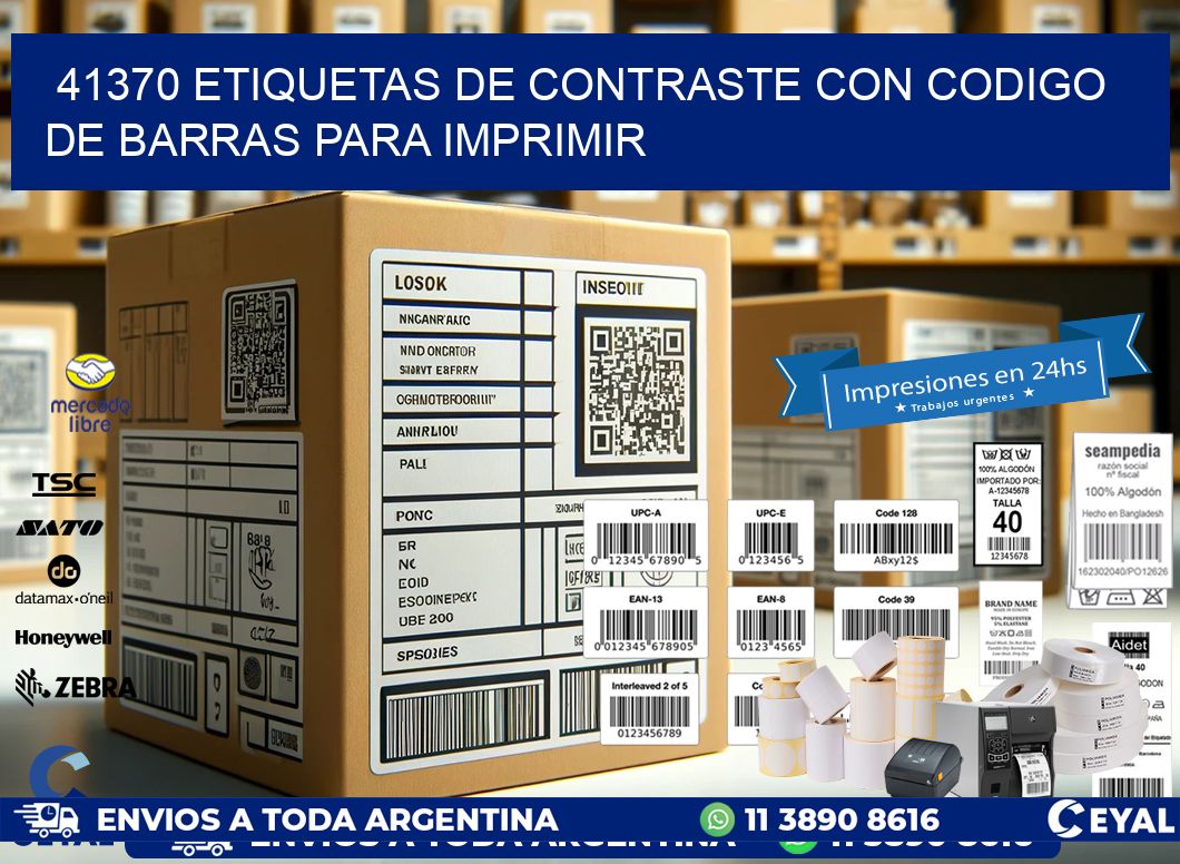 41370 etiquetas de contraste con codigo de barras para imprimir