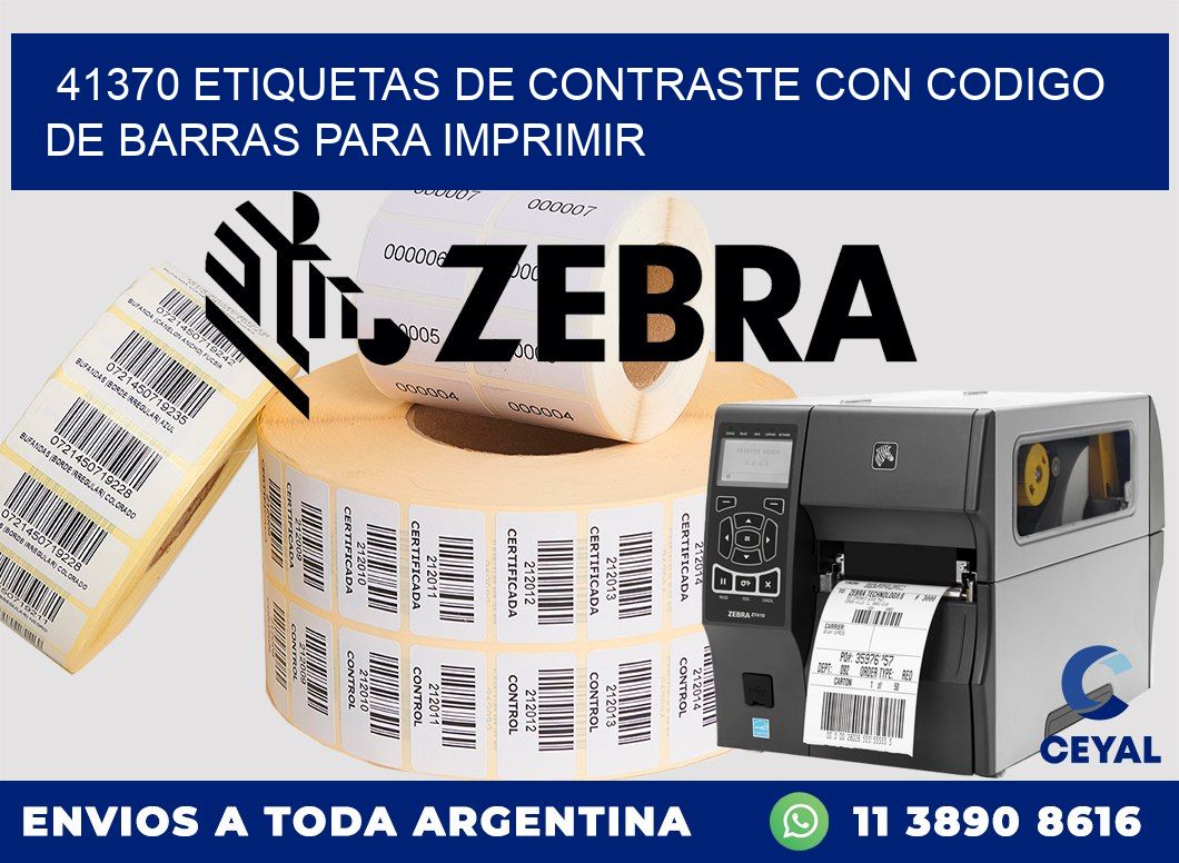 41370 etiquetas de contraste con codigo de barras para imprimir