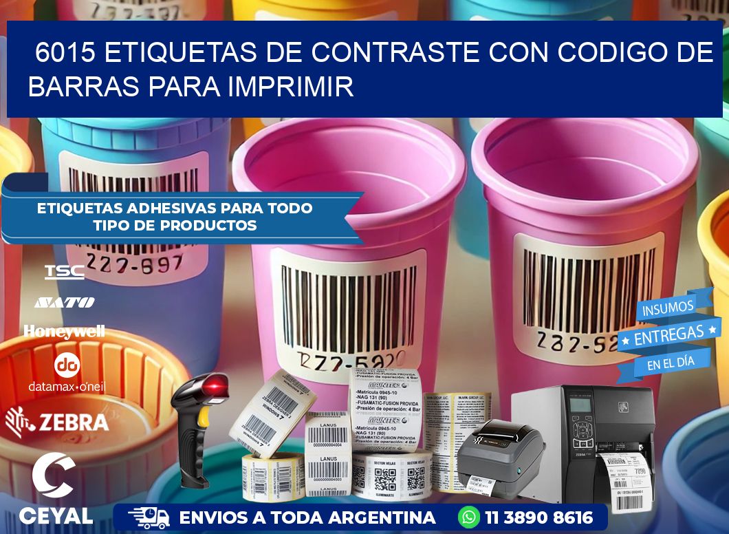 6015 etiquetas de contraste con codigo de barras para imprimir