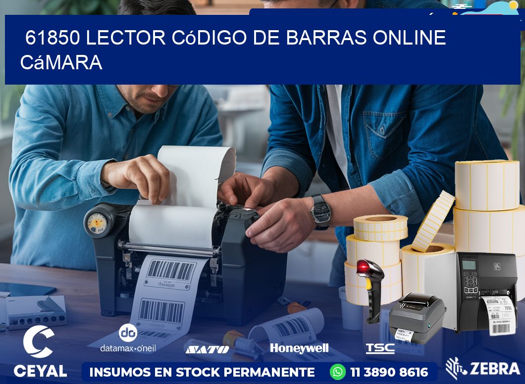 61850 Lector código de barras online cámara