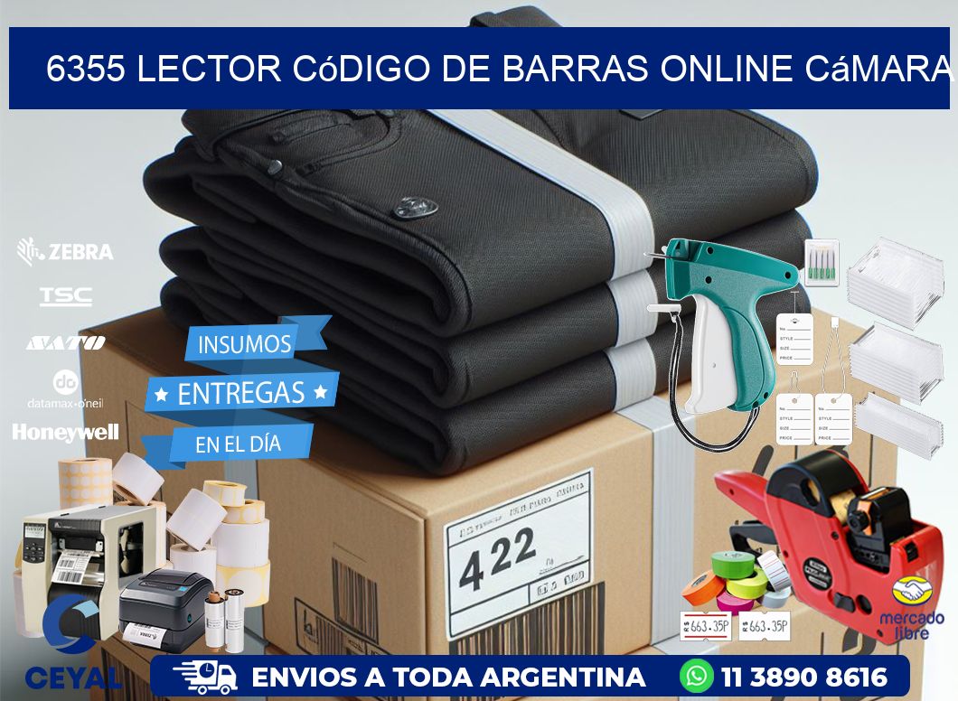 6355 Lector código de barras online cámara