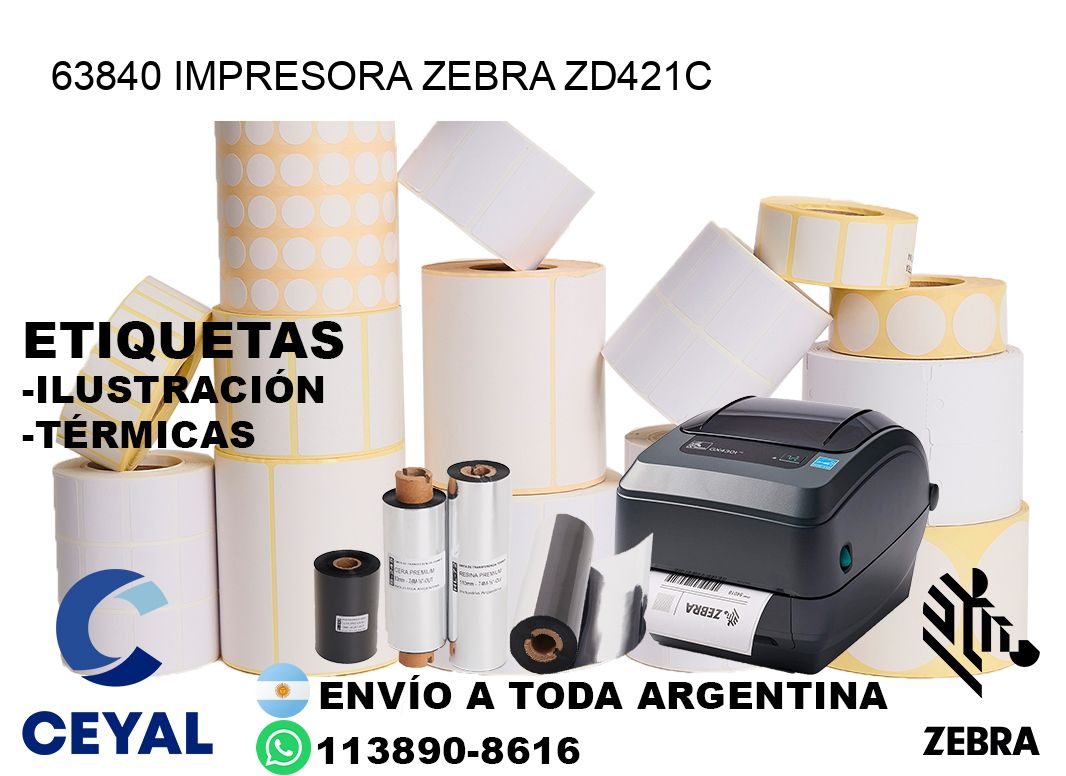 63840 Impresora Zebra zd421c