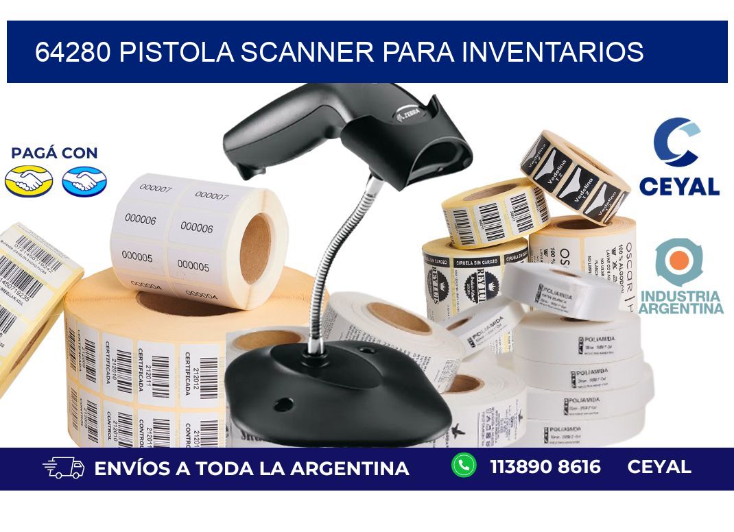 64280 Pistola Scanner para inventarios