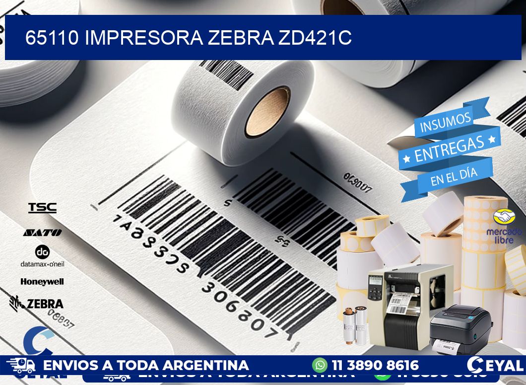 65110 Impresora Zebra zd421c