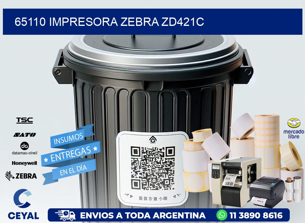 65110 Impresora Zebra zd421c