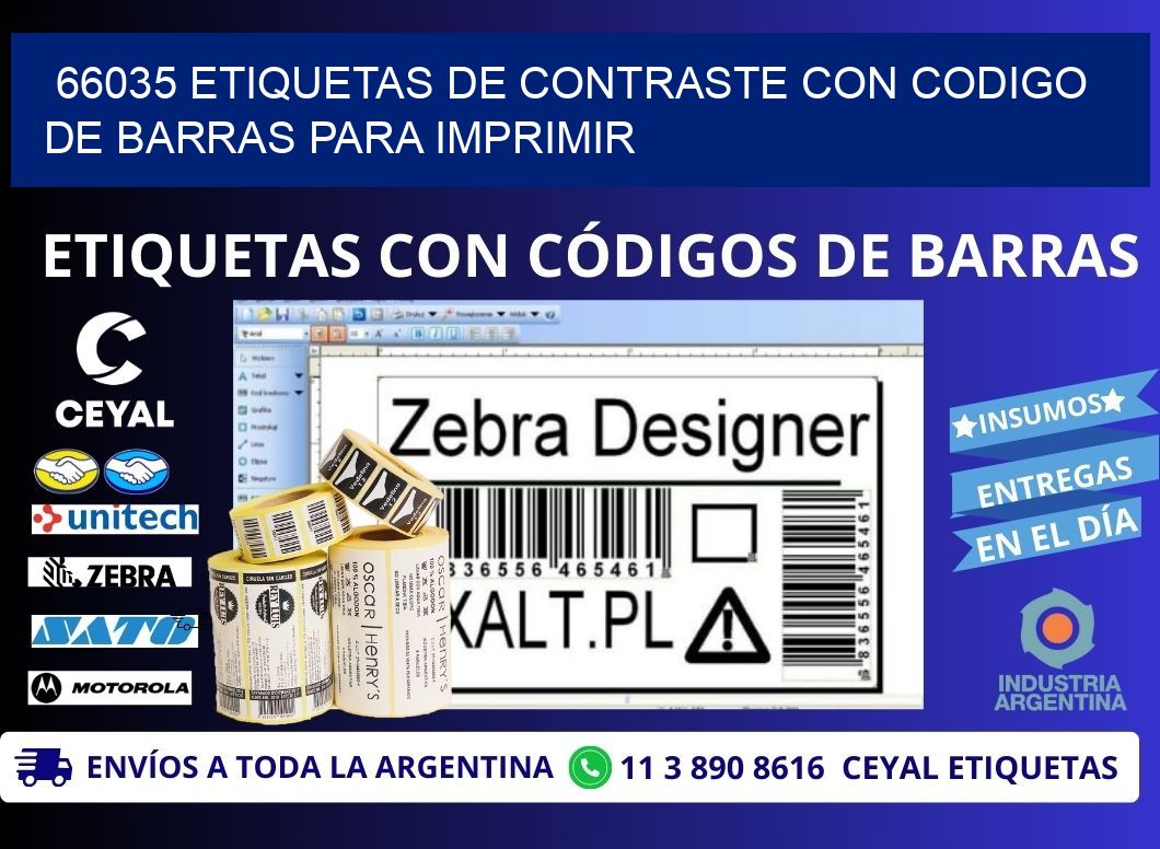 66035 etiquetas de contraste con codigo de barras para imprimir