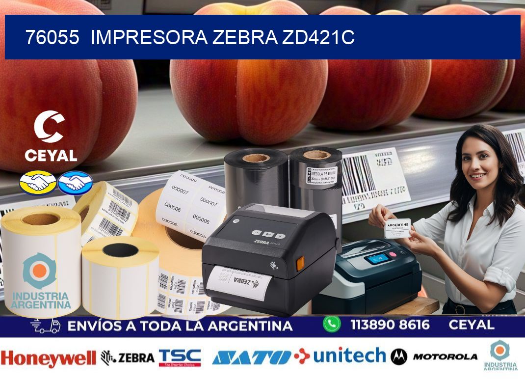 76055  Impresora Zebra zd421c