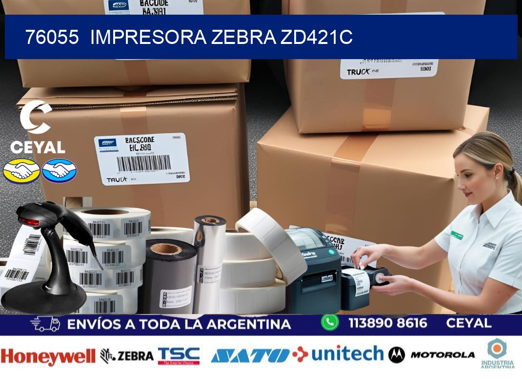 76055  Impresora Zebra zd421c