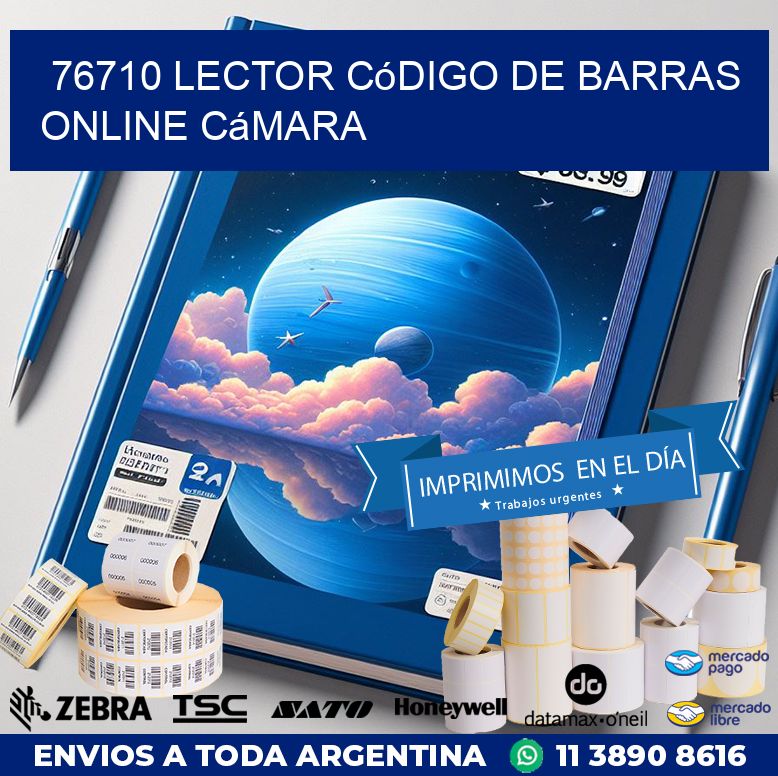 76710 Lector código de barras online cámara