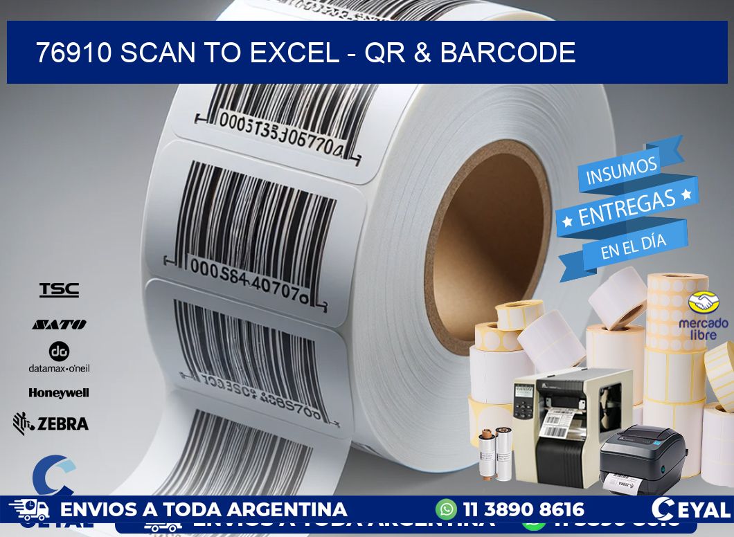 76910 Scan to Excel - QR & Barcode