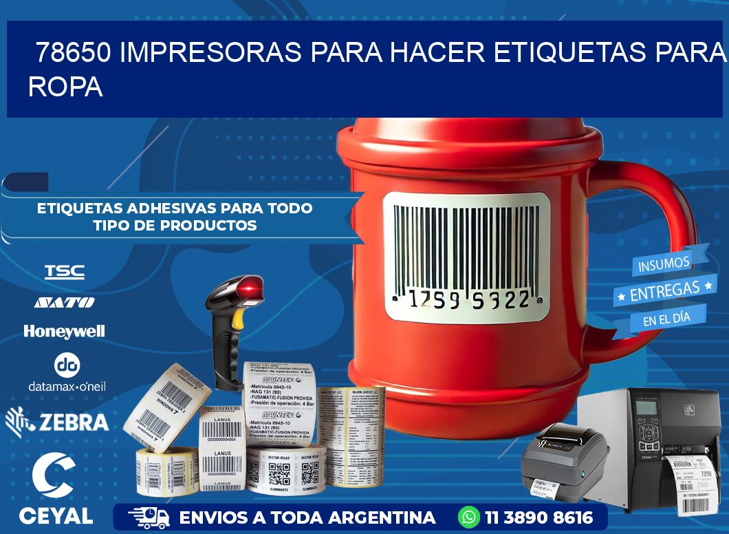 78650 impresoras para hacer etiquetas para ropa